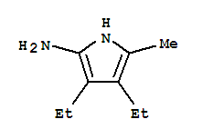 Pyrrole, 2-amino-3,4-diethyl-5-methyl- (4ci)Structure,861033-68-3Structure Pyrrole, 2-amino-3,4-diethyl-5-methyl- (4ci) Structure,861033-68-3Structure