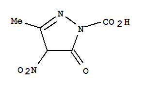 3-Methyl-4-nitro-5-oxo-4,5-dihydro-1h-pyrazole-1-carboxylic acidStructure,861383-08-6Structure 3-Methyl-4-nitro-5-oxo-4,5-dihydro-1h-pyrazole-1-carboxylic acid Structure,861383-08-6Structure