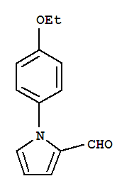 (9ci)-1-(4-乙氧基苯基)-1H-吡咯-2-羧醛結(jié)構(gòu)式_86454-34-4結(jié)構(gòu)式