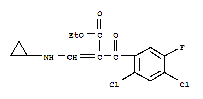 (Z)-3-cyclopropylamino-2-(2,4-dichloro-5-fluoro-benzoyl)-acrylic acid ethyl esterStructure,86483-53-6Structure (Z)-3-cyclopropylamino-2-(2,4-dichloro-5-fluoro-benzoyl)-acrylic acid ethyl ester Structure,86483-53-6Structure