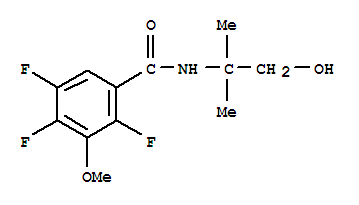 2,4,5-Trifluoro-n-(1-hydroxy-2-methyl propan-2-yl)-3-methoxybenzamideStructure,865246-27-1Structure 2,4,5-Trifluoro-n-(1-hydroxy-2-methyl propan-2-yl)-3-methoxybenzamide Structure,865246-27-1Structure