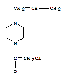 Piperazine, 1-(chloroacetyl)-4-(2-propenyl)-(9ci)Structure,86780-40-7Structure Piperazine, 1-(chloroacetyl)-4-(2-propenyl)-(9ci) Structure,86780-40-7Structure
