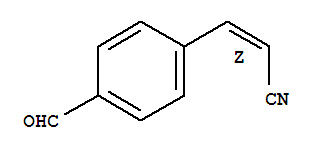 (z)-(9ci)-3-(4-甲?；交?-2-丙烯腈結(jié)構(gòu)式_86867-57-4結(jié)構(gòu)式