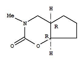 順式-(9ci)-六氫-3-甲基-環(huán)戊并[e]-1,3-噁嗪-2(3h)-酮結(jié)構(gòu)式_86984-42-1結(jié)構(gòu)式