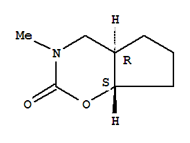 反式-(9ci)-六氫-3-甲基-環(huán)戊并[e]-1,3-噁嗪-2(3h)-酮結構式_86984-43-2結構式