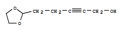 2-Pentyn-1-ol, 5-(1,3-dioxolan-2-yl)-Structure,87226-66-2Structure 2-Pentyn-1-ol, 5-(1,3-dioxolan-2-yl)- Structure,87226-66-2Structure