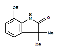 (9ci)-1,3-二氫-7-羥基-3,3-二甲基-2H-吲哚-2-酮結(jié)構(gòu)式_87234-74-0結(jié)構(gòu)式