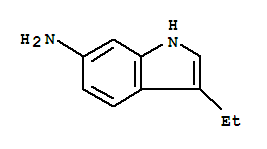 1H-indol-6-amine,3-ethyl-(9ci) Structure,873055-15-3Structure