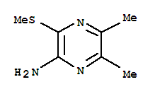 Pyrazinamine, 5,6-dimethyl-3-(methylthio)-(9ci)Structure,87444-27-7Structure Pyrazinamine, 5,6-dimethyl-3-(methylthio)-(9ci) Structure,87444-27-7Structure