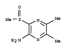 Pyrazinamine, 5,6-dimethyl-3-(methylsulfinyl)-(9ci)Structure,87444-28-8Structure Pyrazinamine, 5,6-dimethyl-3-(methylsulfinyl)-(9ci) Structure,87444-28-8Structure
