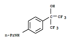1,1,1,3,3,3-Hexafluoro-2-((4-propylamino)phenyl)propan-2-olStructure,874479-45-5Structure 1,1,1,3,3,3-Hexafluoro-2-((4-propylamino)phenyl)propan-2-ol Structure,874479-45-5Structure
