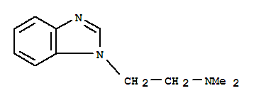 (9ci)-N,N-二甲基-1H-苯并咪唑-1-乙胺結(jié)構(gòu)式_87482-25-5結(jié)構(gòu)式