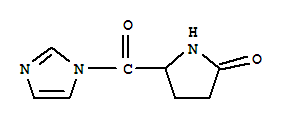 (9ci)-1-[(5-氧代-2-吡咯烷)羰基]-1H-咪唑結(jié)構(gòu)式_87733-73-1結(jié)構(gòu)式