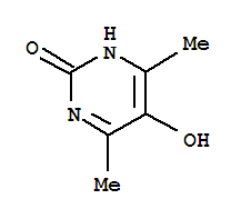 (9ci)-5-羥基-4,6-二甲基-2(1H)-嘧啶酮結(jié)構(gòu)式_87814-02-6結(jié)構(gòu)式