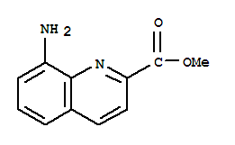 2-Quinolinecarboxylicacid,8-amino-,methylester(9ci)Structure,87831-39-8Structure 2-Quinolinecarboxylicacid,8-amino-,methylester(9ci) Structure,87831-39-8Structure
