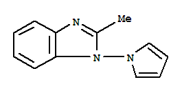 (9ci)-2-甲基-1-(1H-吡咯-1-基)-1H-苯并咪唑結構式_87948-02-5結構式