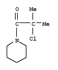 Piperidine, 1-(2-chloro-2-methyl-1-oxopropyl)-(9ci)Structure,87968-02-3Structure Piperidine, 1-(2-chloro-2-methyl-1-oxopropyl)-(9ci) Structure,87968-02-3Structure