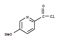 (9ci)-5-甲氧基-2-吡啶羰酰氯結構式_88166-64-7結構式