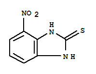 (9ci)-1,3-二氫-4-硝基-2H-苯并咪唑-2-硫酮結構式_88218-10-4結構式