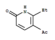 (9ci)-5-乙酰基-6-乙基-2(1H)-吡啶酮結(jié)構(gòu)式_88302-13-0結(jié)構(gòu)式
