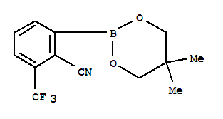 2-Cyano-3-(trifluoromethyl)phenyl boronic acid neopentyl glycol esterStructure,883899-03-4Structure 2-Cyano-3-(trifluoromethyl)phenyl boronic acid neopentyl glycol ester Structure,883899-03-4Structure