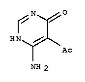 Ketone, 4-amino-6-hydroxy-5-pyrimidinyl methyl (7ci)Structure,88394-02-9Structure Ketone, 4-amino-6-hydroxy-5-pyrimidinyl methyl (7ci) Structure,88394-02-9Structure
