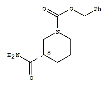 1-Piperidinecarboxylic acid, 3-(aminocarbonyl)-, phenylmethyl ester, (S)-Structure,88466-75-5Structure 1-Piperidinecarboxylic acid, 3-(aminocarbonyl)-, phenylmethyl ester, (S)- Structure,88466-75-5Structure