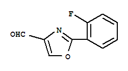2-(2-氟苯基)-噁唑-4-甲醛結(jié)構(gòu)式_885274-37-3結(jié)構(gòu)式