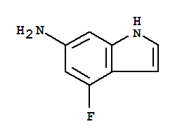 (9ci)-4-氟-1H-吲哚-6-胺結(jié)構(gòu)式_885518-26-3結(jié)構(gòu)式