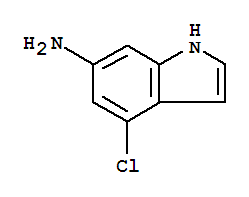 (9ci)-4-氯-1H-吲哚-6-胺結(jié)構(gòu)式_885520-22-9結(jié)構(gòu)式
