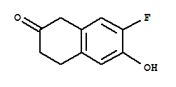 2(1H)-naphthalenone, 7-fluoro-3,4-dihydro-6-hydroxy-Structure,885956-94-5Structure 2(1H)-naphthalenone, 7-fluoro-3,4-dihydro-6-hydroxy- Structure,885956-94-5Structure