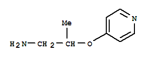 1-Propanamine, 2-(4-pyridinyloxy)-Structure,886763-56-0Structure 1-Propanamine, 2-(4-pyridinyloxy)- Structure,886763-56-0Structure