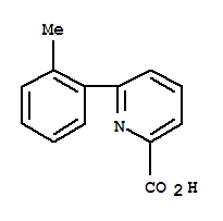 6-鄰甲苯-吡啶-2-羧酸結構式_887983-38-2結構式