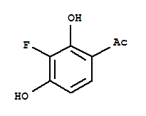  1-(3-氟-2,4-二羥基苯基)-乙酮結(jié)構(gòu)式_888968-46-5結(jié)構(gòu)式
