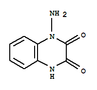 2,3-Quinoxalinedione,1-amino-1,4-dihydro-(9ci)Structure,88976-69-6Structure 2,3-Quinoxalinedione,1-amino-1,4-dihydro-(9ci) Structure,88976-69-6Structure