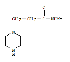 1-Piperazinepropanamide,n-methyl-(9ci)Structure,89009-58-5Structure 1-Piperazinepropanamide,n-methyl-(9ci) Structure,89009-58-5Structure