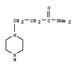 1-Piperazinepropanamide,n,n-dimethyl-(9ci)Structure,89009-68-7Structure 1-Piperazinepropanamide,n,n-dimethyl-(9ci) Structure,89009-68-7Structure