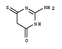 4,6(1H,5h)-pyrimidinedione, 2-amino-4-thio-(7ci)Structure,89033-32-9Structure 4,6(1H,5h)-pyrimidinedione, 2-amino-4-thio-(7ci) Structure,89033-32-9Structure