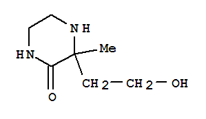 Piperazinone, 3-(2-hydroxyethyl)-3-methyl-(9ci)Structure,890926-95-1Structure Piperazinone, 3-(2-hydroxyethyl)-3-methyl-(9ci) Structure,890926-95-1Structure