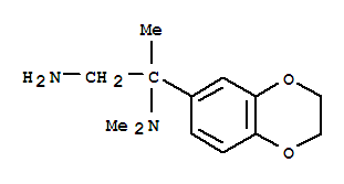 2-(2,3-二氫-1,4-苯并二噁英-6-基)-n2,n2-二甲基-1,2-丙二胺結(jié)構(gòu)式_891354-70-4結(jié)構(gòu)式