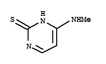 (6ci,9ci)-4-(甲基氨基)-2(1H)-嘧啶硫酮結(jié)構(gòu)式_89180-09-6結(jié)構(gòu)式