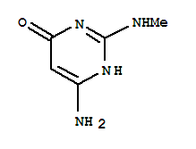 4(1H)-pyrimidinone, 6-amino-2-(methylamino)-(9ci)Structure,89181-81-7Structure 4(1H)-pyrimidinone, 6-amino-2-(methylamino)-(9ci) Structure,89181-81-7Structure