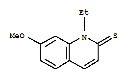  1-乙基-7-甲氧基-2(1H)-喹啉硫酮結(jié)構(gòu)式_892222-94-5結(jié)構(gòu)式