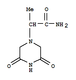 1-Piperazineacetamide,-alpha--methyl-3,5-dioxo-(9ci)Structure,89260-77-5Structure 1-Piperazineacetamide,-alpha--methyl-3,5-dioxo-(9ci) Structure,89260-77-5Structure