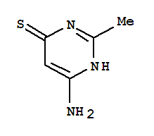 4(1H)-pyrimidinethione, 6-amino-2-methyl-(9ci)Structure,89280-06-8Structure 4(1H)-pyrimidinethione, 6-amino-2-methyl-(9ci) Structure,89280-06-8Structure