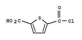 2-Thiophenecarboxylicacid,5-(chloroformyl)-(7ci)Structure,89284-70-8Structure 2-Thiophenecarboxylicacid,5-(chloroformyl)-(7ci) Structure,89284-70-8Structure