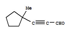 (9ci)-3-(1-甲基環(huán)戊基)-2-丙炔醛結(jié)構(gòu)式_89521-50-6結(jié)構(gòu)式