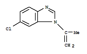 (9ci)-6-氯-1-(1-甲基乙烯)-1H-苯并咪唑結(jié)構(gòu)式_89664-12-0結(jié)構(gòu)式