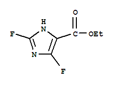 2,4-二氟咪唑 5-羧酸乙酯結構式_89676-59-5結構式