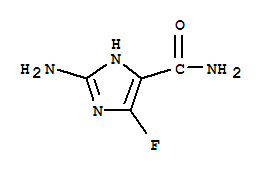 (9ci)-2-氨基-5-氟-1H-咪唑-4-羧酰胺結(jié)構(gòu)式_89676-62-0結(jié)構(gòu)式